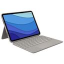 LOGITECH Combo Touch für iPad Pro 11" (2018-2022), Sand, UK Layout (920-010172)