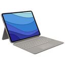 LOGITECH Combo Touch for iPad Pro 12.9" (2018-2022), Sand, Italian Layout (920-010220)