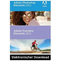 ADOBE Photoshop + Premiere Elements 2022 Student/Teacher, ESD, Windows, Multilanguage