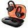 SKULLCANDY Push Active True Wireless Earbuds, Black / Orange (S2BPW-P740)