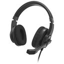 HAMA PC Office Headset "HS-P350 V2", Black (139936)