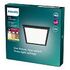 PHILIPS Touch SceneSwitch LED Ceiling Light, 12W, 2700K, Black (32664400)