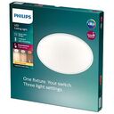 PHILIPS 3-in-1 SceneSwitch LED Ceiling Light, 15W, 2700K, White (68101200)