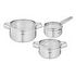 TEFAL Nordica Set of 3 Pots + Lids (H852S325)