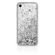 HAMA Cover "Sparkle", iPhone XR, Silver Stars (00186924)