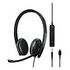 SENNHEISER EPOS Adapt 165T USB-C II - MS Teams Stereo, Black (1000906)