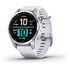 GARMIN fenix 7S, Silber / Steinweisses Armband, 42mm (010-02539-03)