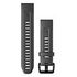 GARMIN QuickFit 20 Watch Band, Silicone, 20mm, Graphite (010-13102-01)