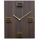 TECHNOLINE WT 2100 Wall Clock, Brown