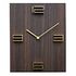 TECHNOLINE WT 2100 Wall Clock, Brown