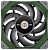 THERMALTAKE ToughFan 12 High Static Pressure, 120mm, Green (CL-F117-PL12RG-A)