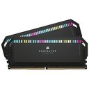 CORSAIR Dominator Platinum RGB Kit, DDR5-6200, Intel optimized, 32GB, CL36, Black (CMT32GX5M2X6200C36)