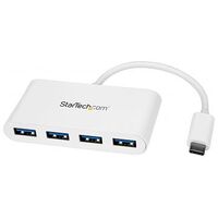 STARTECH.COM 4 Port USB-C- Hub (USB 3.0 SuperSpeed 5 Gbit/s) (HB30C4ABW)