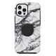 OTTERBOX + Pop Symmetry, iPhone 12 Pro Max, White Marble Graphic (77-65486)
