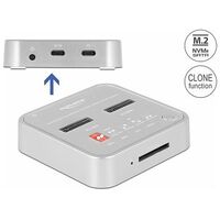 DELOCK Dockingstation für 1x M.2 NVMe SSD (64138)