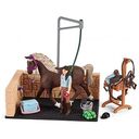 SCHLEICH Horse Club - Washing Area with Horse Club Emily & Luna (42438)