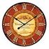 TECHNOLINE WT 1511 Wall Clock, Brown