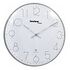 TECHNOLINE WT 8235 Wall Clock, Chrome