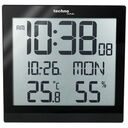 TECHNOLINE WS 8015 Wall Clock, Black