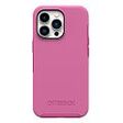 OTTERBOX Symmetry Clear+ Cover with MagSafe, iPhone 13 Pro, Strawberry Pink (77-84820)