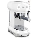 SMEG 50's Retro Style Espresso Coffee Machine, White (ECF01WHEU)
