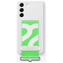 SAMSUNG Silicone Cover mit Handschlaufe, Galaxy S22, White (EF-GS901TWEGWW)