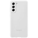 SAMSUNG Silicone Cover, Galaxy S21 FE, White (EF-PG990TWEGWW)
