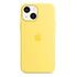 APPLE iPhone 13 mini Silicone Case with MagSafe, Lemon Zest [Early 2022] (MN5X3ZM/A)