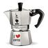 BIALETTI I love Coffee - 3 Cups, Silver