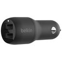 BELKIN Boost Charge USB-A-Kfz-Ladegerät mit zwei Anschlüssen (CCB001btBK)