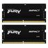 KINGSTON FURY Impact SO-DIMM Kit, DDR5-4800, 16GB, CL38 (KF548S38IBK2-16)