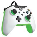 PDP Wired Controller, White / Green, Xbox X|S / Xbox One / PC (049-012-WG)