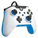 PDP Wired Controller, White / Blue, Xbox X|S / Xbox One / PC (049-012-WB)