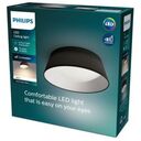 PHILIPS CL258 LED Ceiling Light, 14W, 3000K, Black (929002515001)