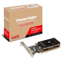 POWERCOLOR Radeon RX 6400 Low Profile, Radeon RX 6400, 4.0GB GDDR6,  PCI-Express (AXRX 6400 LP 4GBD6-DH)