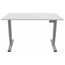 CONTINI Height-adjustable Office Desk, 1.4 x 0.8 m, Gray / Gray (101199)