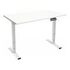 CONTINI Height-adjustable Office Desk, 1.4 x 0.8 m, White / White (103258)