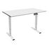 CONTINI Height-adjustable Office Desk, 2.0 x 0.9 m, Gray / White (103666)