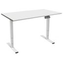 CONTINI Height-adjustable Office Desk, 1.8 x 0.8 m, Gray / White (103665)