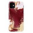 IDEAL OF SWEDEN Printed Case, iPhone 11 / XR, Golden Burgundy Marble (IDFCAW19-I1961-149)