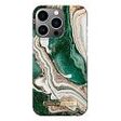 IDEAL OF SWEDEN Printed Case, iPhone 13 Pro, Golden Jade Marble (IDFCAW18-I2161P-98)