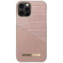 IDEAL OF SWEDEN Atelier Case, iPhone 12 / 12 Pro, Rose Smoke Croco (IDACSS20-I2061-202)