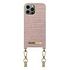 IDEAL OF SWEDEN Atelier Necklace Case, iPhone 12 Pro Max / 13 Pro Max, Misty Rose Croco (IDNCSS20-I2167-211)