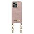 IDEAL OF SWEDEN Atelier Necklace Case, iPhone 13 Pro, Misty Rose Croco (IDNCSS20-I2161P-211)