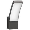 PHILIPS Splay Outdoor Wall Light, 12W, 2700K, Anthracite (929003188201)