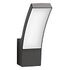 PHILIPS Splay Outdoor Wall Light, 12W, 2700K, Anthracite (929003188201)