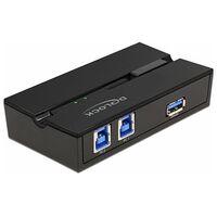 DELOCK USB 3.0 Switch für 2 PC an 1 Gerät (11495)