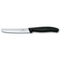 VICTORINOX Swiss Classic Tomato and Table Knife, Black (6.7833)