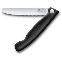 VICTORINOX Swiss Classic Foldable Paring Knife, Black (6.7833.FB)
