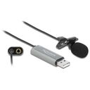 DELOCK USB Tie Lavalier Microphone (66638)